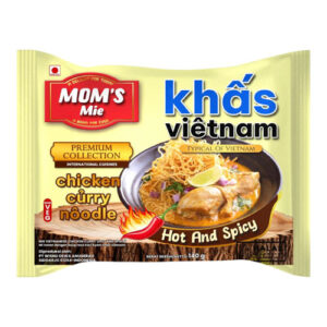 Mom’s Mie Chicken Curry Noodles – Hot & Spicy Vietnamese Style Instant Noodles Non-vegetarian