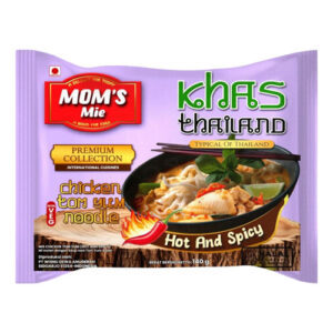 Mom’s Mie Chicken Tom Yum Noodles – Hot & Spicy Thai Flavour Instant Noodles Non-vegetarian