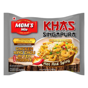 Mom’s Mie Chicken Xing Zhou Mi Fen Noodles – Hot & Spicy Singapore Style | Instant Noodles Non-vegetarian