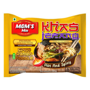 Mom’s Mie Spicy Ramen Noodles – Japanese Style Hot & Spicy Veg Instant Noodles Instant Noodles Vegetarian