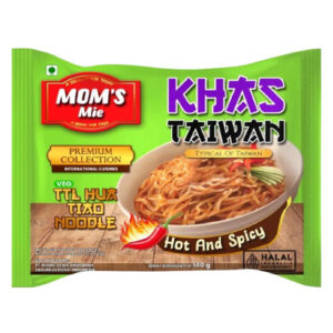 Mom’s Mie TTL Hua Tiao Noodle – Hot & Spicy | Instant Noodles Vegetarian