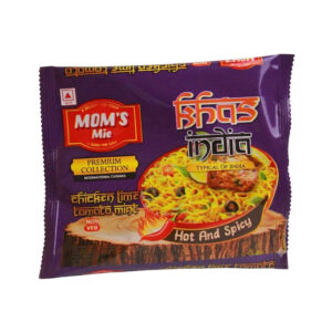 Mom’s Mie Chicken Lime Tomato Mint Noodles – Hot & Spicy Indian Style | Instant Noodles Non-vegetarian